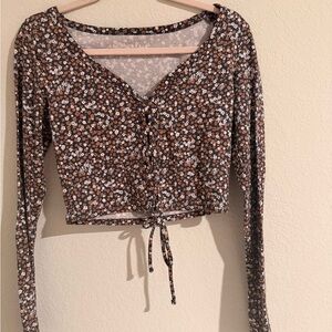 Long Sleeve Crop Top